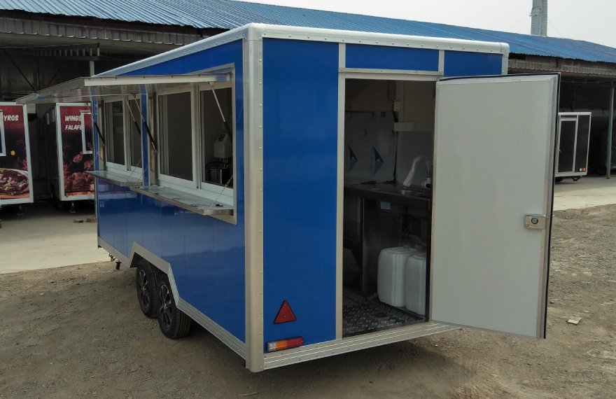 14ft fully equipped donut concession trailer for sale